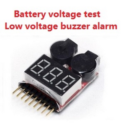 Wltoys XK WL A290 RC Airplanes F16 Aircraft accessories list spare parts Lipo battery voltage tester low voltage buzzer alarm (1-8s)