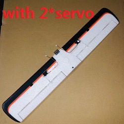 Shcong XK A600 RC Airplanes Helicopter accessories list spare parts front wing with 2*servo