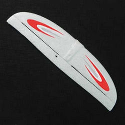 Shcong XK A700 RC Airplanes Helicopter accessories list spare parts Horizontal decorative (Red-White)