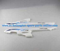 Shcong XK A700 RC Airplanes Helicopter accessories list spare parts body cover set (Blue-White)