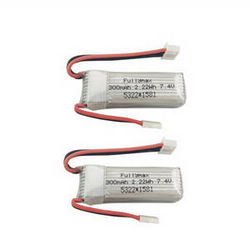 Shcong XK A800 RC Airplane Drone accessories list spare parts 7.4V 300mAh battery 2pcs