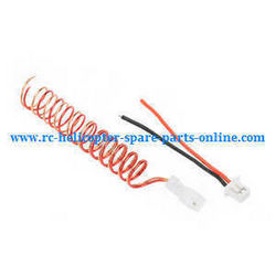 Shcong XK K120 RC helicopter accessories list spare parts tail motor wire and plug wire