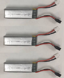 Shcong XK K130 RC helicopter accessories list spare parts 7.4V 600mAh battery 3pcs