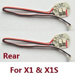 Shcong Wltoys XK X1 X1S drone RC Quadcopter accessories list spare parts LED board (Rear 3P 125mm)
