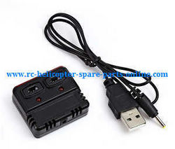 Shcong XK X100 quadcopter accessories list spare parts USB charger cable + charger box