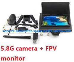 Shcong XK X251 quadcopter accessories list spare parts 5.8G camera + FPV monitor
