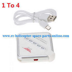 Shcong XK X260 X260-1 X260-2 quadcopter accessories list spare parts 1 to 4 charger box and USB wire JST plug