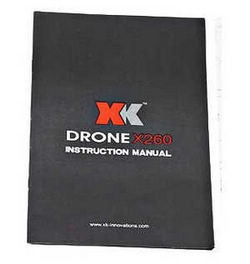 Shcong XK X260 X260-1 X260-2 quadcopter accessories list spare parts English manual book - Click Image to Close