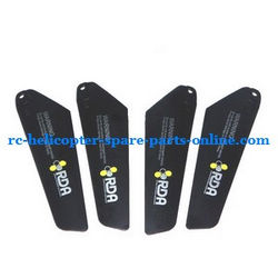 Shcong Attop toys YD-711 AT-99 RC helicopter accessories list spare parts main blades (2x upper + 2x lower)