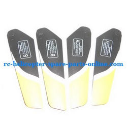 Shcong No.9808 YD-9808 helicopter accessories list spare parts main blades (Yellow)