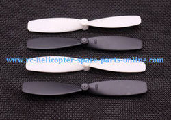 Shcong Yi Zhan X4 RC Quadcopter accessories list spare parts main blades (Black-White)
