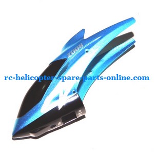 Shcong ZHENGRUN Model ZR Z008 RC helicopter accessories list spare parts head cover (Blue)