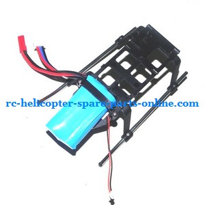 Shcong ZHENGRUN ZR Model Z100 RC helicopter accessories list spare parts battery + undercarriage set