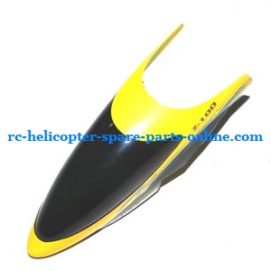 Shcong ZHENGRUN ZR Model Z100 RC helicopter accessories list spare parts head cover (Yellow)