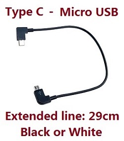 Hubsan H117S ZINO,ZINO-Y,ZINO Pro,ZINO Pro + Plus 29cm extended line Type C plug - Click Image to Close