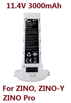 * Hot Deal * Hubsan H117S ZINO,ZINO-Y,ZINO Pro battery 11.4V 3000mAh White (for ZINO, ZINO-Y, ZINO Pro)