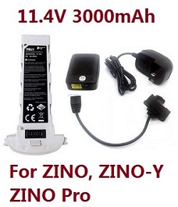 * Hot Deal * Hubsan H117S ZINO,ZINO-Y,ZINO Pro battery 11.4V 3000mAh White with charger set (for ZINO, ZINO-Y, ZINO Pro)
