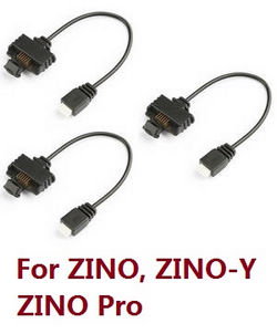 Shcong Hubsan H117S ZINO,ZINO-Y,ZINO Pro,ZINO Pro + Plus RC Drone Quadcopter accessories list spare parts battery charging wire plug 3pcs (For ZINO, ZINO-Y, ZINO Pro)