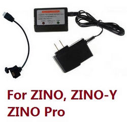Shcong Hubsan H117S ZINO,ZINO-Y,ZINO Pro,ZINO Pro + Plus RC Drone Quadcopter accessories list spare parts charger + balance charger box + charging wire (Common) (For ZINO, ZINO-Y, ZINO Pro)