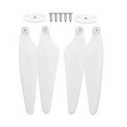 Shcong Hubsan H117S ZINO,ZINO-Y,ZINO Pro,ZINO Pro + Plus RC Drone Quadcopter accessories list spare parts main blades with screws and connect parts (White)