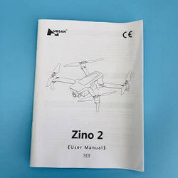 Shcong Hubsan ZINO 2+ plus RC drone accessories list spare parts English manual book - Click Image to Close