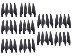 Shcong Hubsan ZINO 2 RC Drone accessories list spare parts main blades 5 sets (Black)