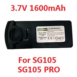 SG105 SG105 PRO SG105 MAX YU1 YU2 YU3 ZLL ZLZN ZLRC 3.7V 1600mAh battery (For SG105 and SG105 PRO)