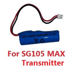 SG105 SG105 PRO SG105 MAX YU1 YU2 YU3 ZLL ZLZN ZLRC 3.7V 500mAh battery for transmitter (For SG105 MAX)