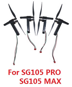 SG105 SG105 PRO SG105 MAX YU1 YU2 YU3 ZLL ZLZN ZLRC side motors bar set with main blades set 4pcs (For SG105 PRO and SG105 MAX)