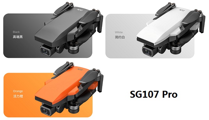 SG107 Pro RC Drone And Spare Parts List