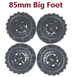 ZLL SG116 SG116PRO SG116MAX 85mm big foot tire assembly 4pcs 6034