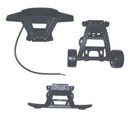 ZLL SG116 SG116PRO SG116MAX front bumper with LED + rear bumper + head-up wheel kit