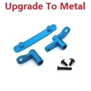 ZLL SG116 SG116PRO SG116MAX steering crank arm set upgrade to metal Blue - Click Image to Close