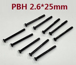 ZLL SG116 SG116PRO SG116MAX self-tapping lower half tooth round head screws PBH2.6*25mm 6104