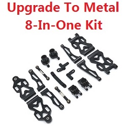 JJRC Q117-A B C D Q132-A B C D SCY-16101 SCY-16102 SCY-16103 SCY-16103A SCY-16201 upgrade to metal accessories 8-In-One kit Black
