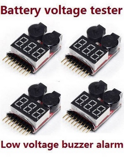 ZLL SG116 SG116PRO SG116MAX Lipo battery voltage tester low voltage buzzer alarm (1-8s) 4pcs