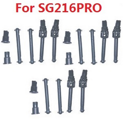 ZLL Beast SG216 SG216PRO SG216MAX front universal drive shafts + rear drive assembly (For SG216PRO) 3sets
