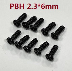 ZLL Beast SG216 SG216PRO SG216MAX self tapping round head screws PBH 2.3*6mm 6110 - Click Image to Close