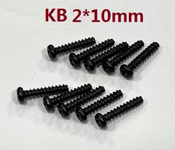 ZLL Beast SG216 SG216PRO SG216MAX self tapping round head screws PBH 2*10mm 6111 - Click Image to Close