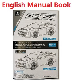 ZLL Beast SG216 SG216PRO SG216MAX English manul book