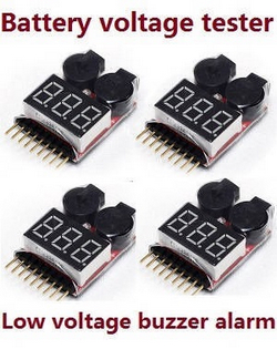 ZLL Beast SG216 SG216PRO SG216MAX Lipo battery voltage tester low voltage buzzer alarm (1-8s) 4pcs